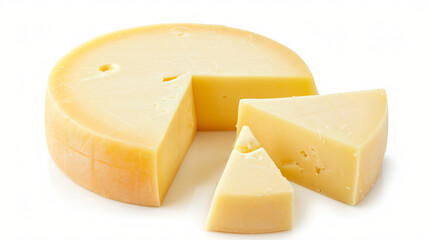 Round sliced cheese