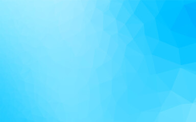 Obraz premium Light BLUE vector shining triangular background. Colorful illustration in Origami style with gradient. Brand new design for your business.
