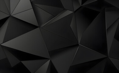  black background with a grey pattern and triangles