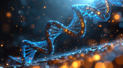 Abstract plexus DNA organic background