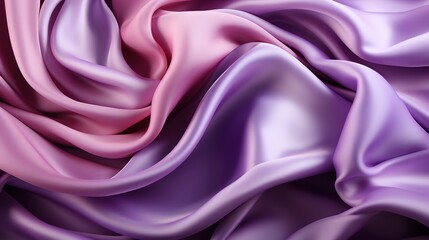 Royal Plum Reverie: A Soft and Smooth Purple Satin Fabric Weave Creates a Luxurious Wallpaper Background