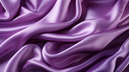 Regal Amethyst Radiance: A Smooth and Soft Purple Satin Textile Texture Wallpaper, Evoking a Feel of Timeless Elegance