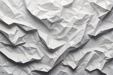 White Crumpled Craft Paper Seamless Texture, an Enduring Canvas for Creative Endeavors