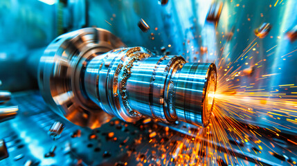 Metallic Industrial Technology, Steel Equipment and Engine Manufacture, Detailed Machine Workshop