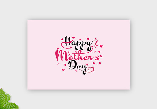Mothers Day Typography Design