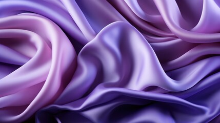 Grape Glamour: The Luxurious Feel of Purple Satin Fabric Weave Creates a Soft and Smooth Wallpaper Background