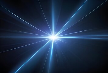 Wallpaper with blue glow