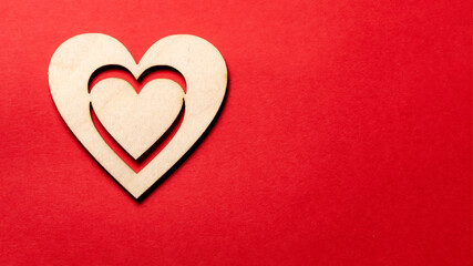 Background with hearts for valentine's day. Valentine's Day postcard.