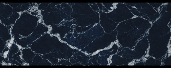 Marble-textured with Blue Black Gold and White - obrazy, fototapety, plakaty