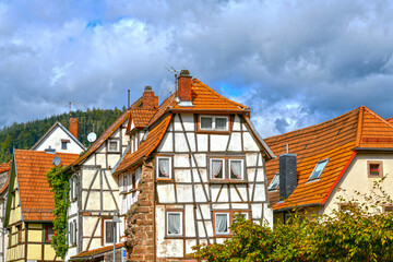 Altstadt Eberbach im Rhein-Neckar-Kreis (Baden-Württemberg)