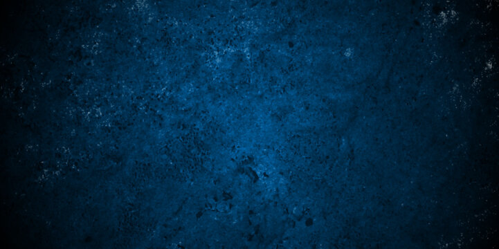 Abstract Dark blue stone blank wall grunge marble stone backdrop background. blue rough retro grunge counter tops. dark texture chalk board and cracked wall black board banner background.