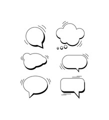 Dialogue bubble. Isolated background vector illustration eps 10. Comic style.