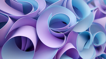 抽象的な彫刻3Dの画像 円形のミニマリズムシンボル 青紫色
An abstract 3d circular symbol. Purple and blue based wallpaper background [Generative AI]