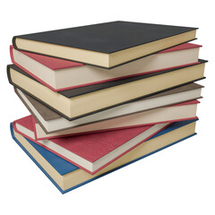 stack of books 3d school book icon education symbol isolated
