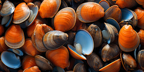 Tranquil Mollusk Shell Backgrounds
Serene Shellfish Textures Collection
Peaceful Oceanic Mollusk Patterns - obrazy, fototapety, plakaty