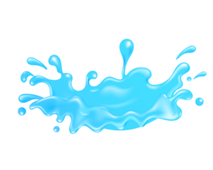water spashing on transparent background, water pgn for design