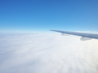 Clouds and sky on sunny day