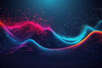 Obraz premium waves back ground