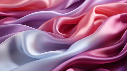 Obraz premium soft pink, blue and light purple silk background