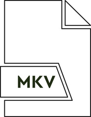 MKV File format icon spacing in objects