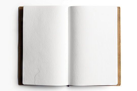 white Traveler's Notebook on white background