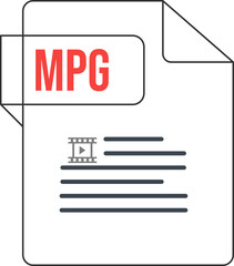 MPG Icon black outline 