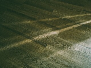 Rays of light on the floor
