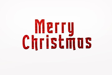 Merry christmas hand lettering calligraphy isolated on background. Vector holiday illustration element. Merry Christmas script calligraphy	