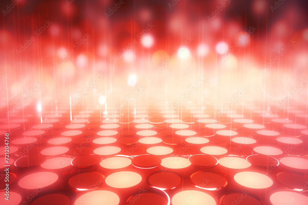 Poster red circle pattern background image.