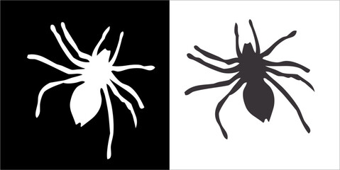 Illustration vector graphics of spider icon