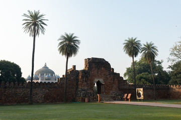 Tomb of Isa Khan, located within the Humayun's Tomb Complex.