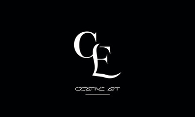 EG, GE, E, G abstract letters logo monogram