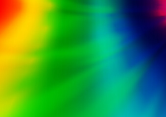 Light Multicolor, Rainbow vector blurred bright background. Colorful illustration in abstract style with gradient. The best blurred design for your business.