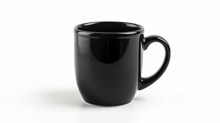 Black mug for coffee