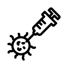 Obraz premium Vaccine icon PNG