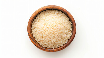 Fototapeta na wymiar Bowl of rice flakes