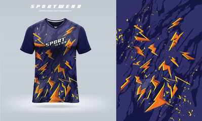 Sports racing jersey design abstract. Templates for team uniforms. Sports design for football, esport, motocross, cycling, fishing, soccer, gaming, racing. vektor © Jersco