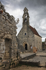 Fototapeta na wymiar View to the monastery in Rocamadour