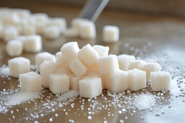 A pile of sugar cubes to sweeten your life. Generative AI