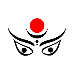 Lord Durga face icon 