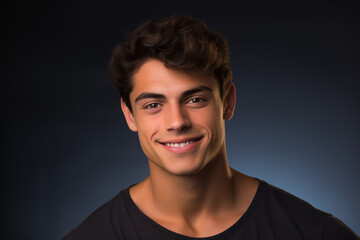 Obraz premium Perfect faces, perfect skin - an alluring canvas for skincare advertisements, beauty products for men