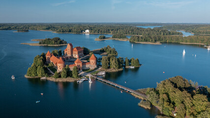 Fototapeta na wymiar Trakai Castle