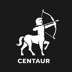 Centaur shoots a bow logo.