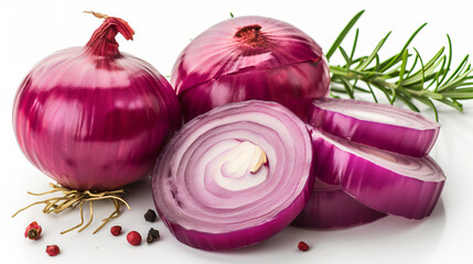 Grilled red onion