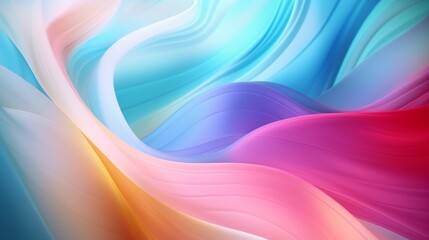 Fototapeta premium Soft color background (Loopable) Abstract blurred motion in bright colors
