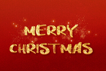 Merry christmas hand lettering calligraphy isolated on white background. Vector holiday illustration element. Merry Christmas script calligraphy	