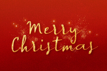 Merry christmas hand lettering calligraphy isolated on white background. Vector holiday illustration element. Merry Christmas script calligraphy	