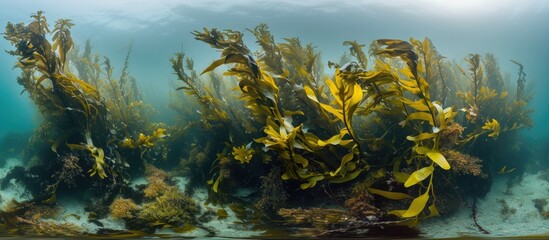 Stalked kelp grows together with giant kelp, creating a vital underwater habitat for fish and invertebrates near the Channel Islands in California.