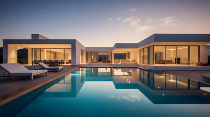 Fototapeta premium hotel swimming pool