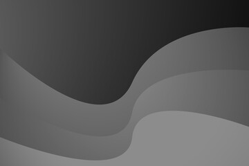 Abstract modern Black wave color background for template design. Vector illustration